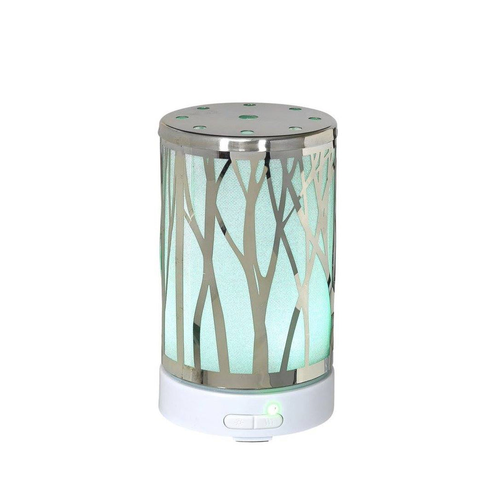 Ultrasonic Aroma Oil Diffuser Metal Forest Housing Design 100ml