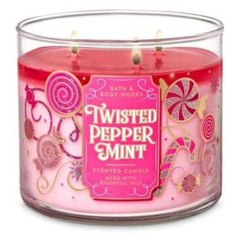 Twisted Pepper Mint Scented Candle
