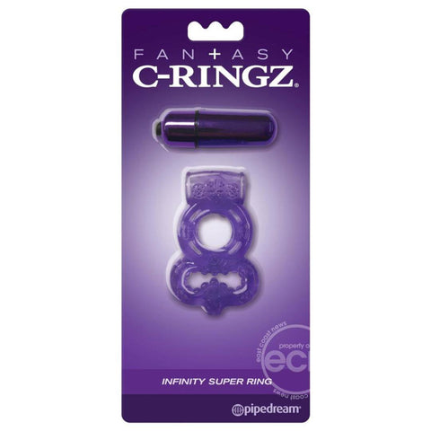 Fantasy C-Ringz Infinity Super Cock Ring with Bullet - Purple