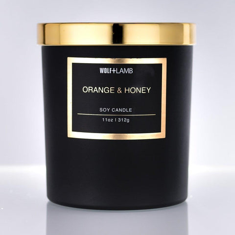 Orange & Honey Scented Candle