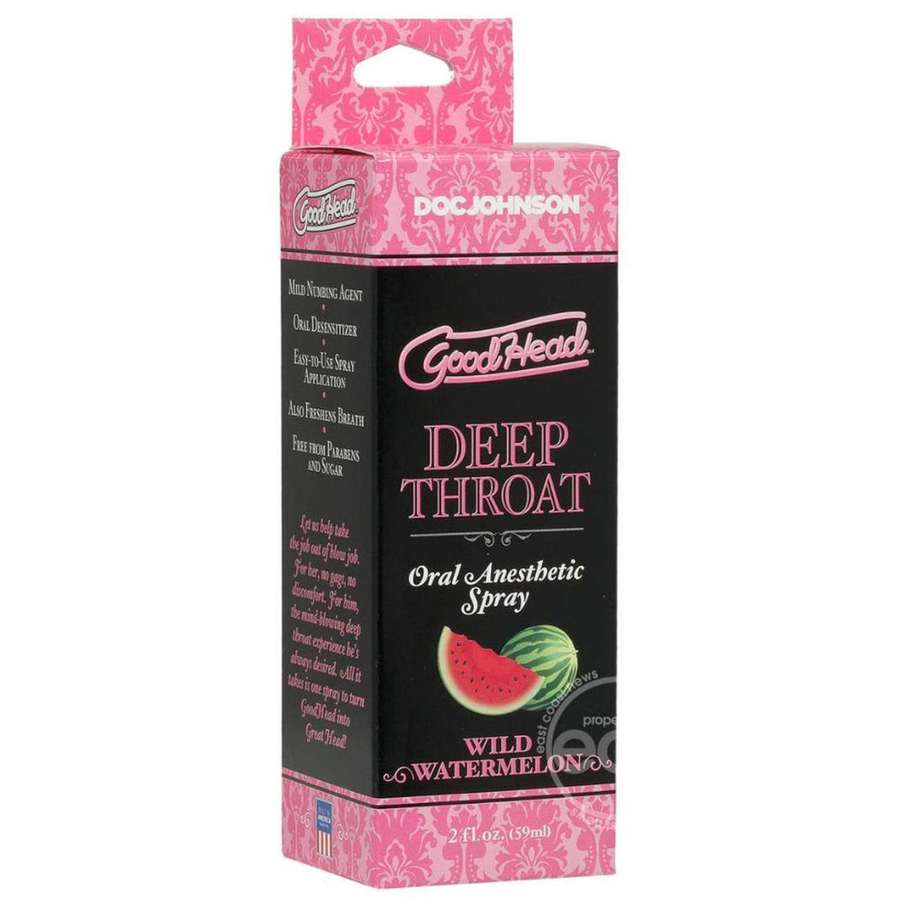 GoodHead Deep Throat Oral Anesthetic Spray Wild Watermelon 2oz