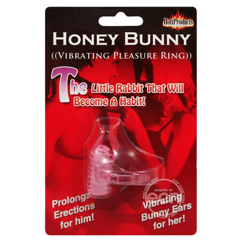 Horny Honey Bunny Vibro Cock Ring Magenta