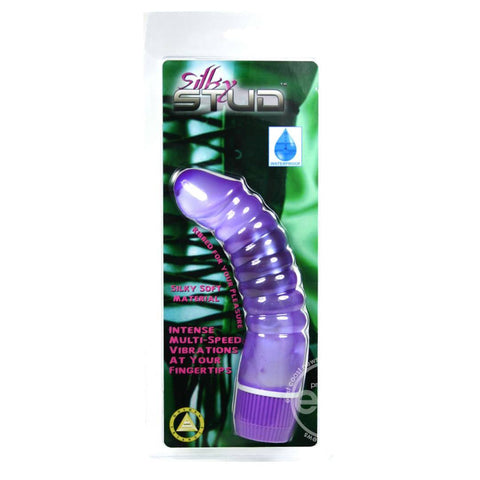 Silky Stud Vibrator - Purple