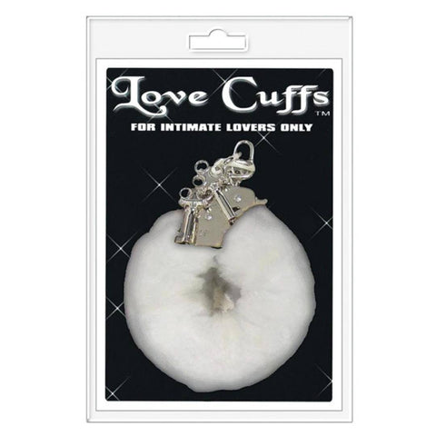 Love Cuffs Furry - White