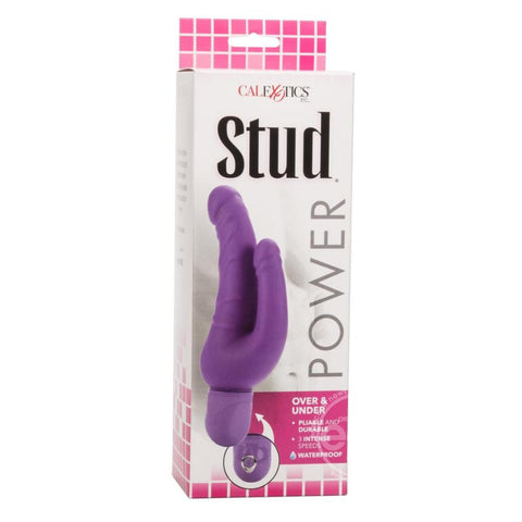 Power Stud Over & Under Vibrator - Purple
