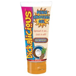 Dickalicious Penis Arousal Gel 2 Ounce Pina Colada