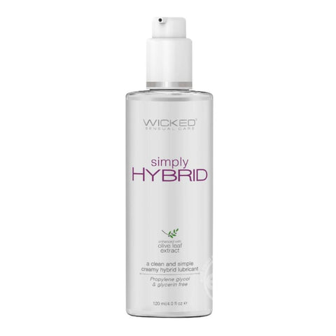 Wicked Simply Hybrid Lubricant With Olive Leaf Extract 4oz