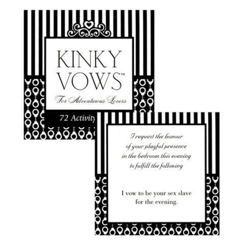 Kinky Vows for the Adventurous Lovers - 72 Activity Cards