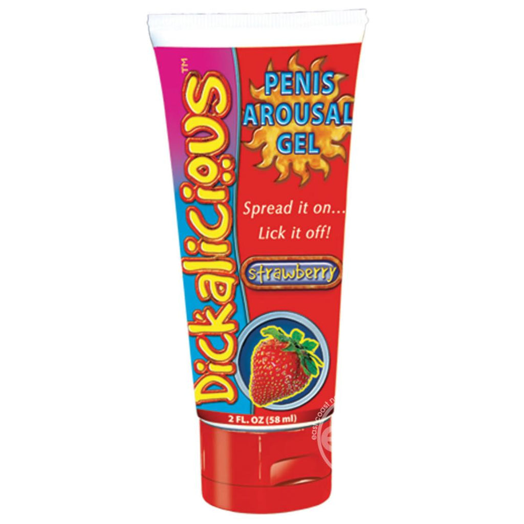 Dickalicious Penis Arousal Gel 2 Ounce Strawberry