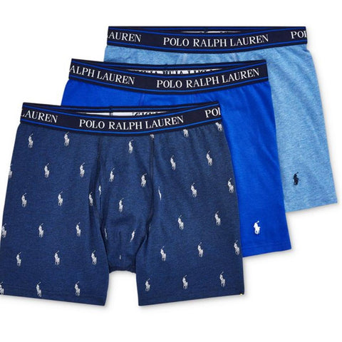 Ralph Lauren Boxer Briefs (Blue Assorted Colors)
