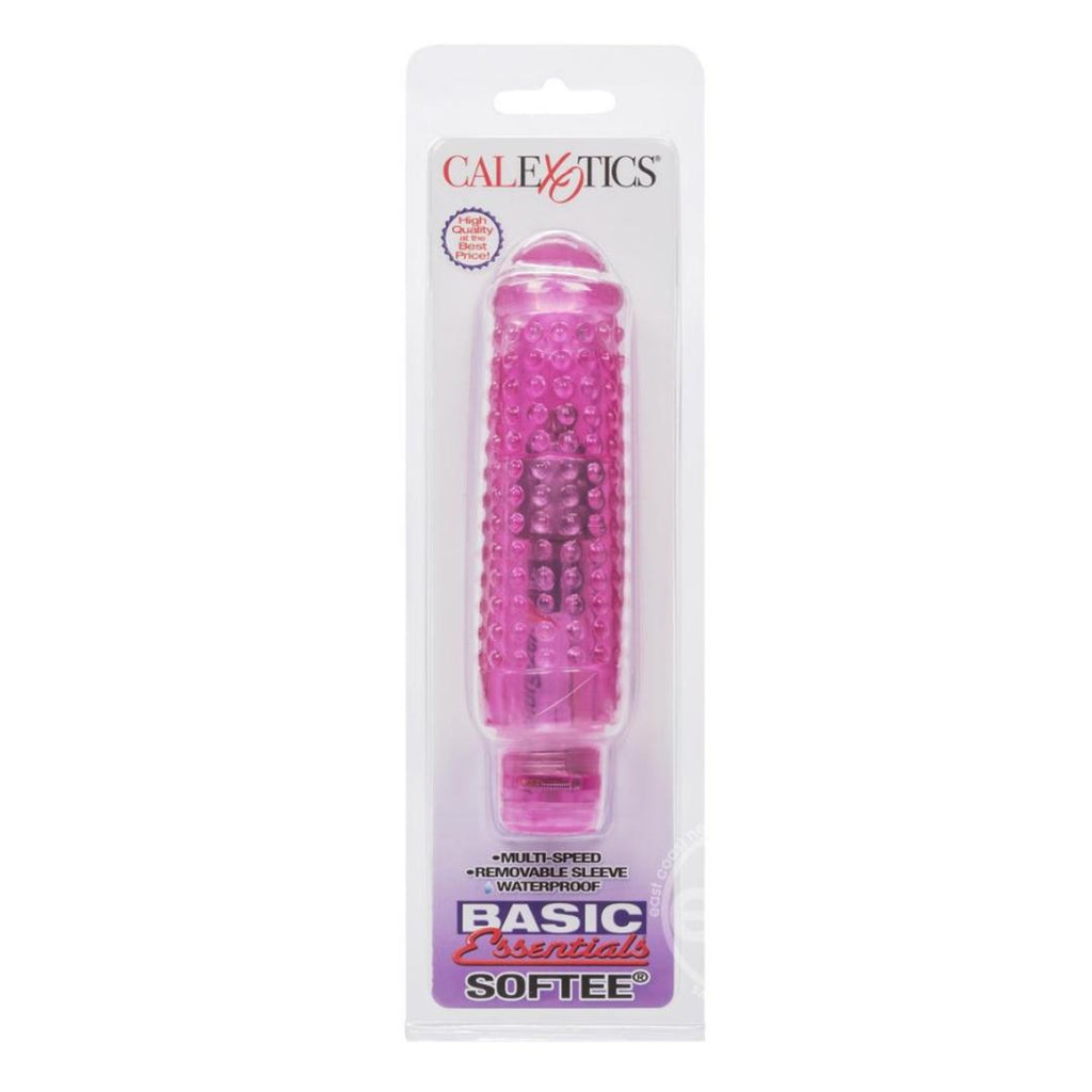 Basic Essentials Softee Vibrator - Pink