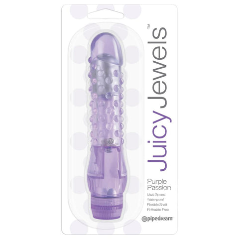 Juicy Jewels Purple Passion Vibrator - Purple