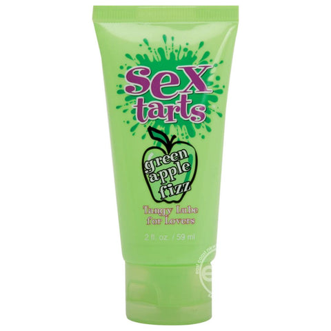 Sex Tarts Lube Flavored Water Based Lubricant Green Apple Fizz 2 Ounce