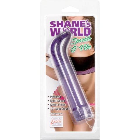 Shanes World Sparkle G G-Spot Vibrator - Purple