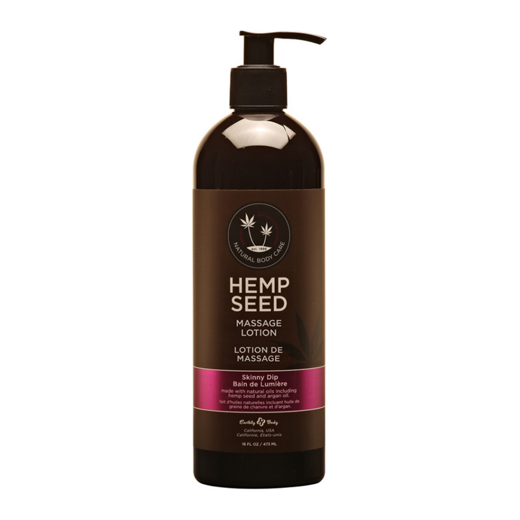 Earthly Body Hemp Seed Massage Lotion Skinny Dip 2oz