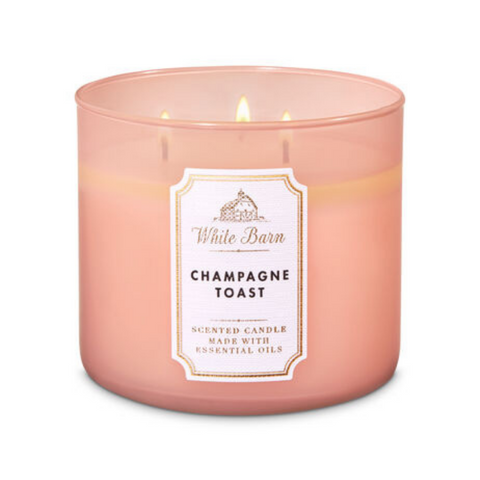 White Barn CHAMPAGNE TOAST 3-Wick Candle