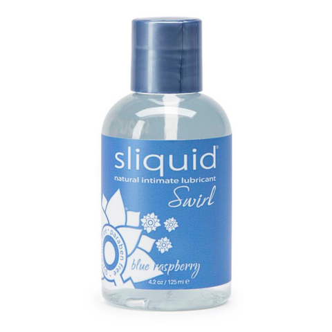 Sliquid Naturals Swirl Water Based Lubricant Blue Raspberry 4.2oz