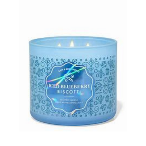 Iced Blueberry Biscotti 3-Wick Candle