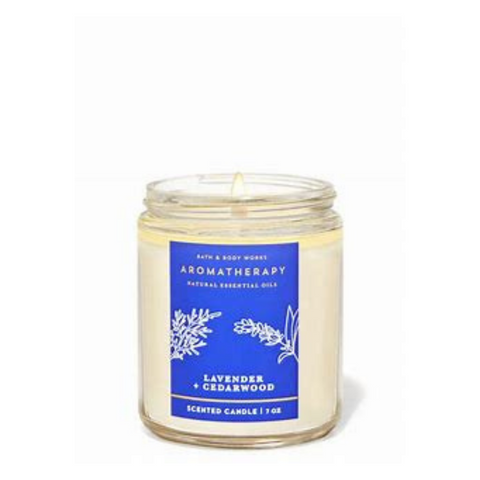 Bath and Body Works Lavender Cedarwood Scented Candle