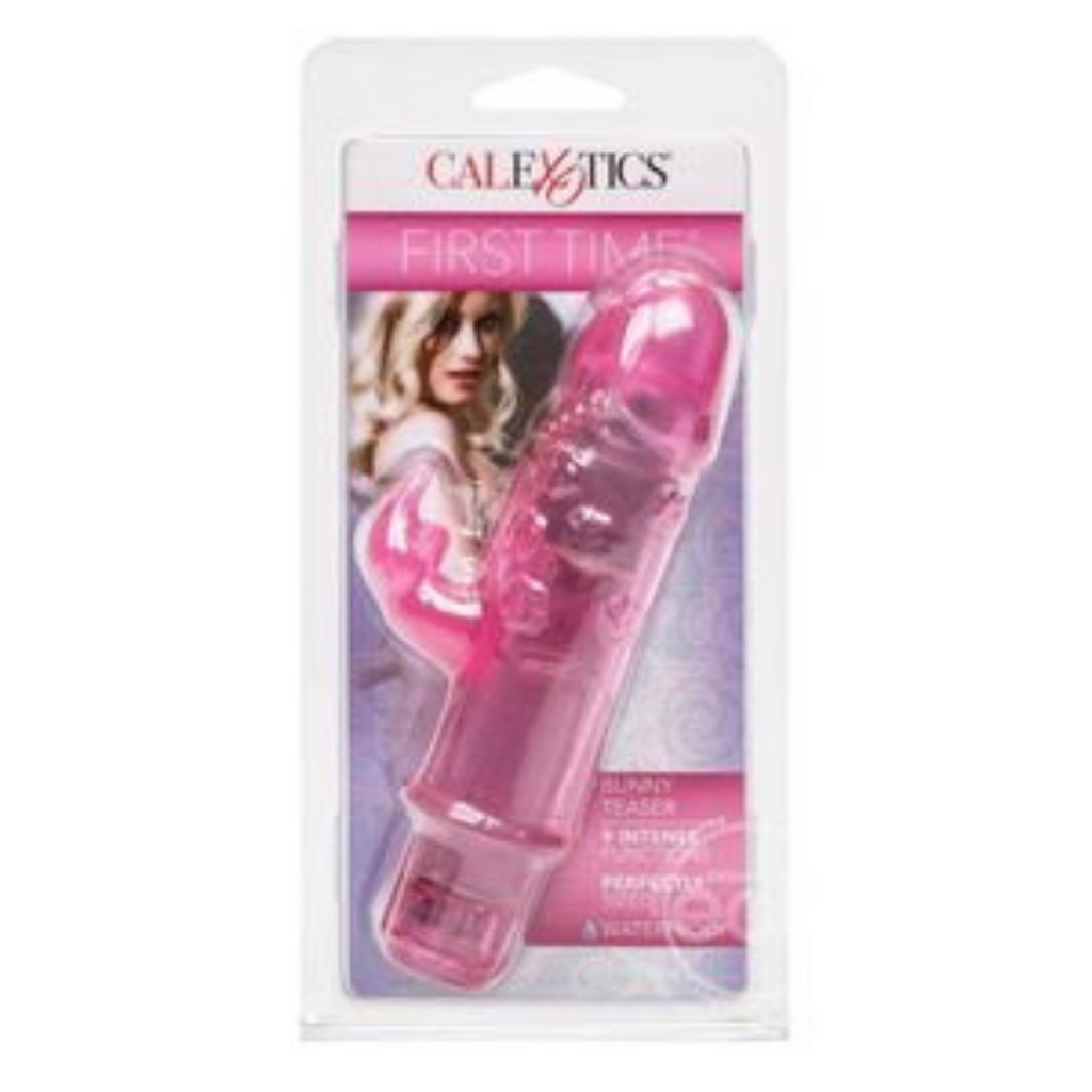 First Time Bunny Teaser Vibrator Waterproof Pink