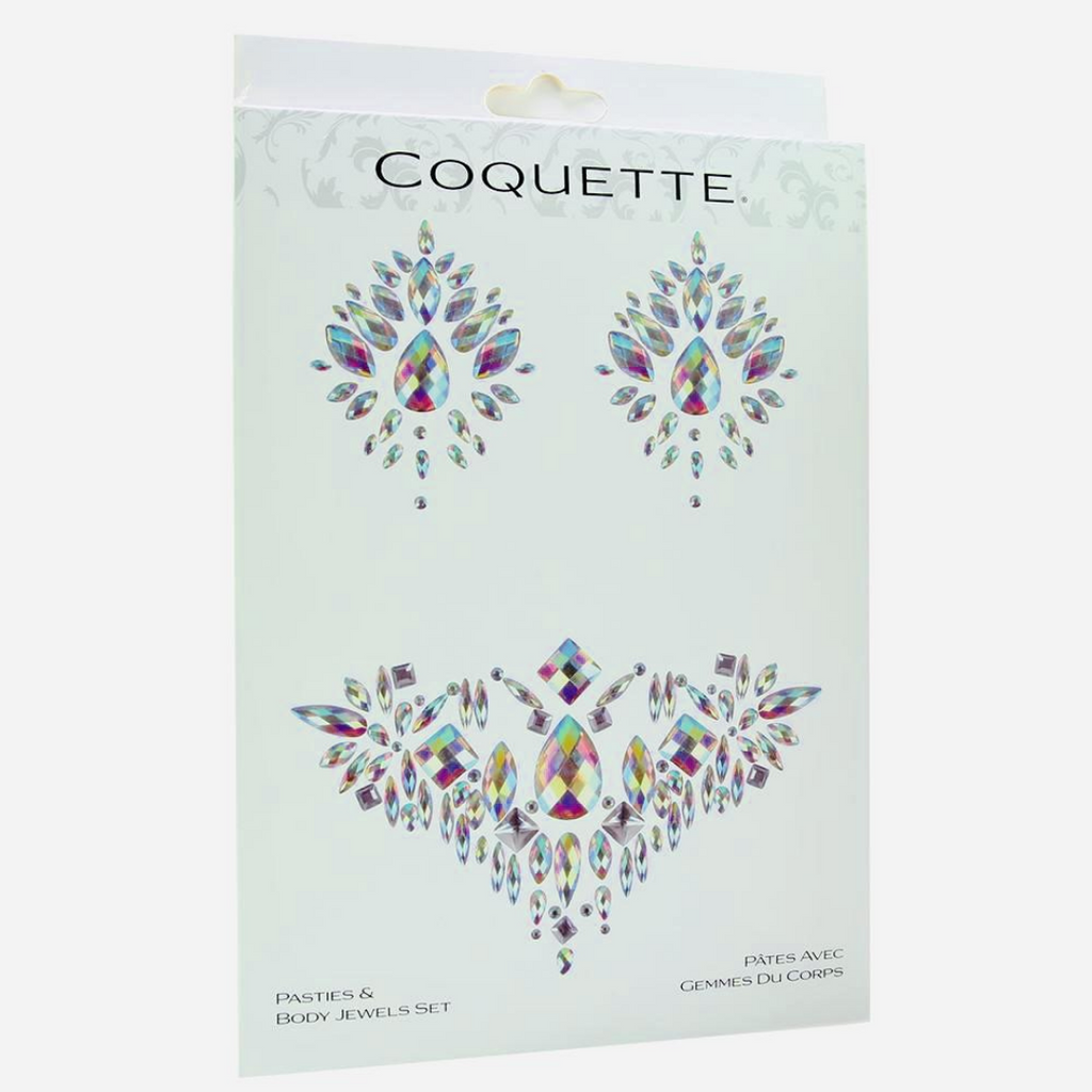 Coquette Pasties and Body Jewels Set