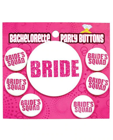 Bride Squad Buttons 7pc